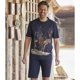 thumbnail image 2 of Atlas For Men - Set de Pijama Corto Tribal para Hombre (Marino), 2 of 2