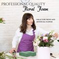 thumbnail image 4 of pitrice 1pc Flower form Flower ArrangementDIY Craft supplies Sponge Block High Density Prolong Flower Life Weeding Home, 4 of 7