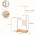 thumbnail image 2 of Organizador de joyas ProCase con soporte blanco ajustable de 20 x 10 x 30 cm, 2 of 3