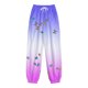 thumbnail image 5 of Gibobby pantalones colombianos de mujer Pantalones de chándal con bolsillo para mujer, estampado, cómodos, de cintura alta, para entrenamiento, salón atlético, informales, para correr (Morado, XS), 5 of 5