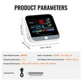 thumbnail image 2 of 8-in-1 Mini Air Quality Monitor - Professional PM2.5/PM10/PM1.0 Particle Counter with Formaldehyde, TVOC, Temp & Humidity Detection - Indoor/Outdoor AQI Tester with Custom Alarm Thresholds, 2 of 9