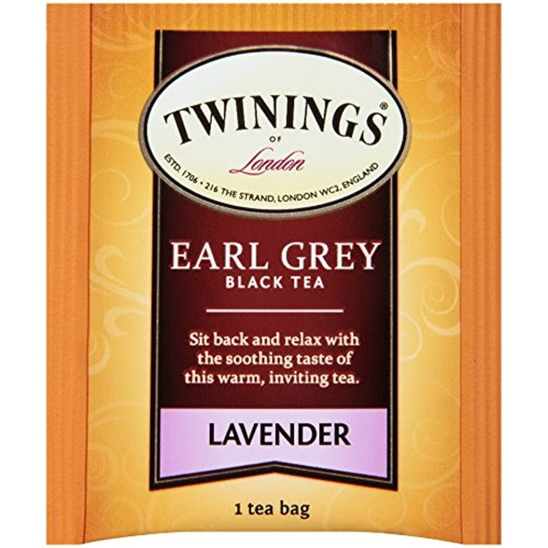 Twinings Tea Earl Grey Tea - Black Tea - Case of 6 - 20 Bags, 6 Pack/20 Bag  Each - Foods Co.