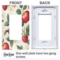 thumbnail image 3 of Yayeee Rocker Switch Wall Plate 1-Gang 4.6"x2.9" Home Decorative Outlet Cover, Apples Flower Pattern, 3 of 6