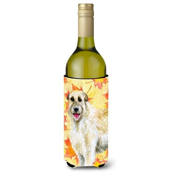 Irish Wolfhound Fall Wine Bottle Beverge Insulator Hugger