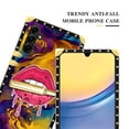 thumbnail image 3 of FKBRCL4U Compatible with Samsung Galaxy A15 Case, Cool Corlorful Lip Marble Luxury Golden Decoration for Girl Women Soft TPU Shockproof Protective Hard PC Back, 3 of 7