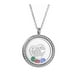 thumbnail image 1 of Living Memory Locket Colgante Collar Joyas flotantes, 1 of 8