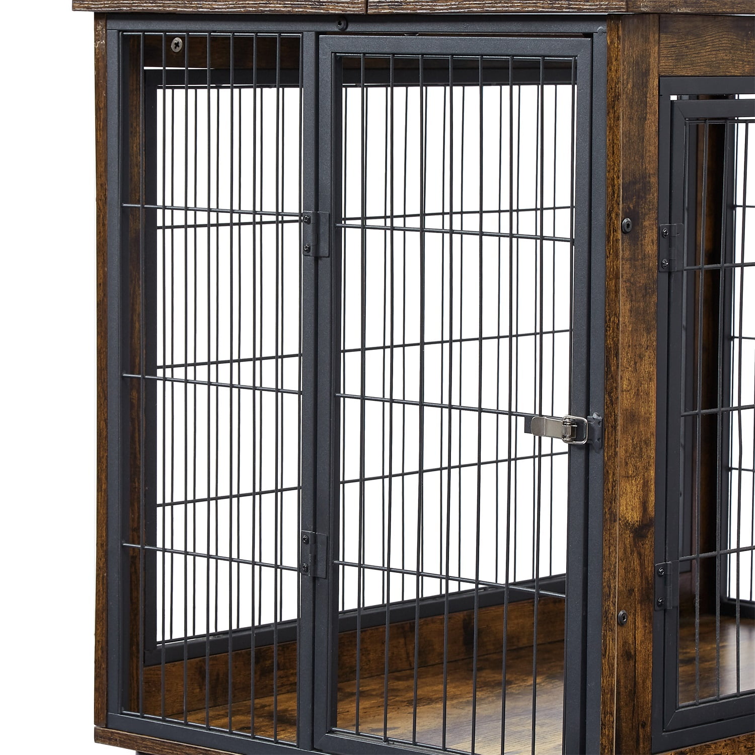 Canddidliike Indoor Outdoor Metal Dog Crate Control Table, 39" Wooden Frame Pet Cage for Medium Dog Canddidliike Indoor Outdoor Metal Dog Crate Control Table, 39" Wooden Frame Pet Cage for Medium Dog