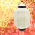 thumbnail image 4 of CRILSTYLEO 3Ud Faroles Japoneses Beige Con Plegables Para Festiva En Eventos, 4 of 8