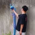 thumbnail image 6 of 79inch 3D Printed dragon,Flexible Joint Animal lacertid Figurines,Realistic Eyes, Home Office Decor,Fidget Toy for Adults Teens Boy Festival Gifts, 6 of 11