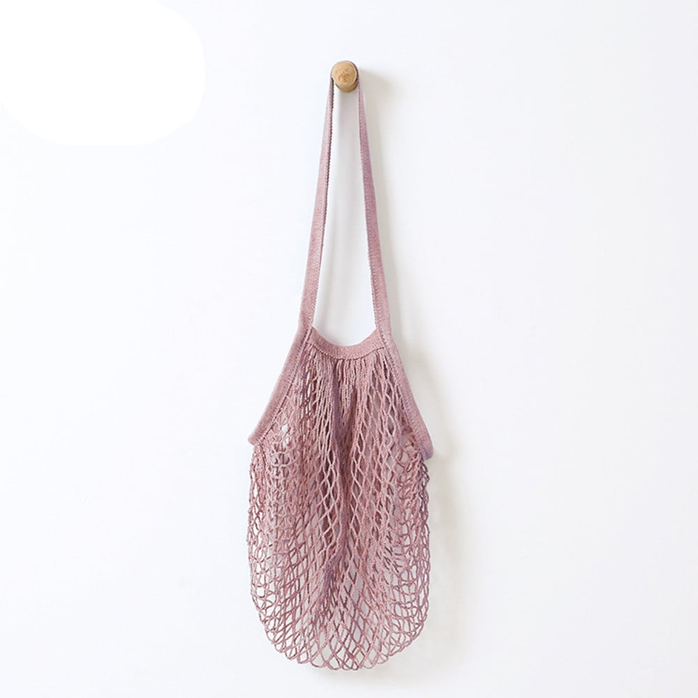 Reusable Shopping String Storage Mesh Bag Grocery Handbag Fishnet Woven Net Tote 