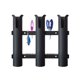 thumbnail image 4 of Cohetes De 3 Polos, Soporte Para Caña De Pescar, Soporte De Caña Ranurado Ajustable, Universal Para Barco, Yate Marino Guardurnaity OD006459-00, 4 of 6