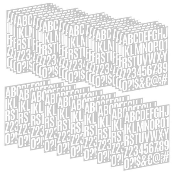 30Sheets Large Gold Letter Sticker Gold Glittering Letter Number Sticker for Scrapbooking Journal Notebook Photo Album