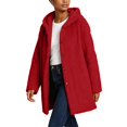 thumbnail image 5 of Ashirexll Womens Winter Coats, Womens Fleece Coats, Winter Double Sided Fleece Long Sleeve Hooded Warm Jacket for All, 5 of 7