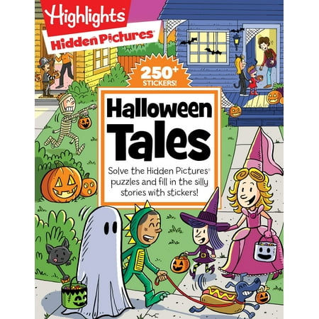 - Halloween Tales : Solve the Hidden Pictures® puzzles and fill in the silly stories with stickers!