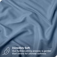 thumbnail image 2 of Bare Home Pillow Sham Set - Premium 1800 Collection - Double Brushed - Euro, Coronet Blue, 2 of 7