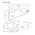 thumbnail image 4 of Golpeador De Guitarra Eléctrica FAMAGAIN 3 Colores Pickup Selector Placa Piezas LP Pickguard, 4 of 4