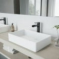 thumbnail image 2 of VIGO Amada Single Handle Single-Hole Bathroom Vessel Faucet in Matte Black, 2 of 11