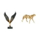 thumbnail image 1 of Escultura De Resina De Guepardo Con Alas Radiantes, Adorno Decorativo De Feng Shui Para Mesa, Ideal Para Oficina Y Hogar., 1 of 8