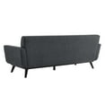 thumbnail image 5 of Sofa, Charcoal Grey Gray, Fabric, Modern Contemporary, Mid Century Living Hotel Lounge Cafe Lobby, 5 of 8