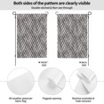 thumbnail image 2 of Easygdp Black White Stripes Garden Flag Yard Flag Welcome Flag, Double-Sided, Weather Resistant for Outdoor Decor - 28"x40", 2 of 9