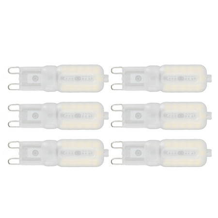 

Small G9 Light Bulb LED Bulb 6pcs For Cabinet Lamp For Ceiling Lamp White Light Warm Light Natural Light