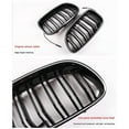 thumbnail image 6 of Pair Gloss Black Car Led Light Front Grille Replace Trim for BMW 5 F10 2010-2016, 6 of 16