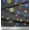 Gray, variant on Soimoi Brown Silk Fabric Circle,Leaves & Floral Hand Drawn Printed Fabric 1 Yard 42 Inch Wide