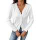 thumbnail image 3 of Suéter de Punto Tipo Cárdigan de Larga con Cuello en V y Botones para Mujer XL, 3 of 9
