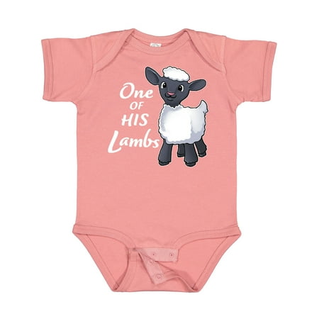 

Inktastic One of His Lambs- Easter Sheep Gift Baby Boy or Baby Girl Bodysuit