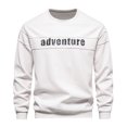 thumbnail image 1 of Sudaderas con estampado con combinación de varias telas para hombre, ropa deportiva suave de alta calidad, moda juvenil, cuello redondo, Tops, sudadera para hombre, 1 of 5