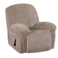 thumbnail image 2 of reclinables de 1 pieza suaves de alta elasticidad para sillón y Brown_1 Sunnimix Sillón reclinable Slipcover, 2 of 8