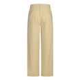 thumbnail image 6 of Ofreoo Men's Cotton And Linen Elastic Waist Blended Breathable Comfortable Soft Beach Casual Trousers Full Length Pants Great Gifts for Less, 6 of 6