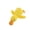 Yellow, variant on BingTong Squeaky Duck Dog Toy – Soft Plush Squeaker Toy, Blue, for Small Medium Large Dogs (Blue)