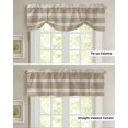 thumbnail image 6 of Tie Up Valance Curtain for Kitchen,Rustic Brown Gradient Wooden Rod Pocket Short Curtains Adjustable Tie-Up Shade Valances,Vintage Wood Board Window Treatment for Bathroom Living Room Bedroom, 6 of 8