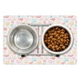 thumbnail image 1 of Ambesonne Non-Slip Rubber Mat for Dogs and Cats, 18" X 12", 1 of 2