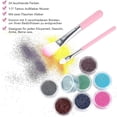 thumbnail image 2 of Glitter Tattoo Kit, Temporary Tattoo Set For Kids - 24 Colours Glitter, 2 of 5