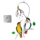thumbnail image 2 of Inteprter Colgante de jardín Forma de pájaro Decoración Colgante Adorno para el hogar al aire libre con percha Decoración del hogar Verde Inteprter HA003700-02B, 2 of 6
