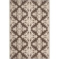 thumbnail image 6 of SAFAVIEH Cottage Damjan Geometric Floral Indoor/Outdoor Area Rug Brown/Cream, 5'3" x 7'7", 6 of 6