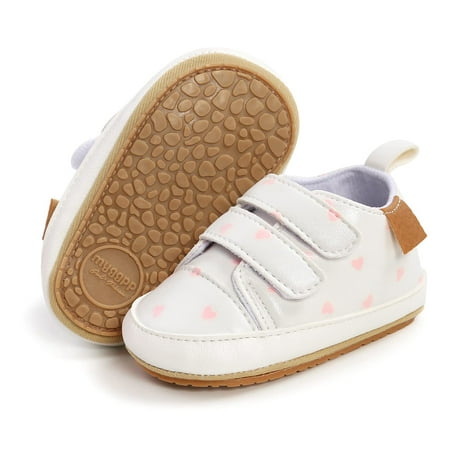 

RVROVIC Baby Shoes Infant Boys Girls Sneakers Soft PU Flats 0-18M