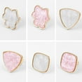 thumbnail image 4 of Women Mini Imitation Shell Finger Nail Art Ring Palette Manicure Makeup Tool, 4 of 8