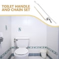 thumbnail image 4 of OULII 1 Set Flush Tank Lever Replacement Copper And Stainless Steel For Homeowners, 4 of 8