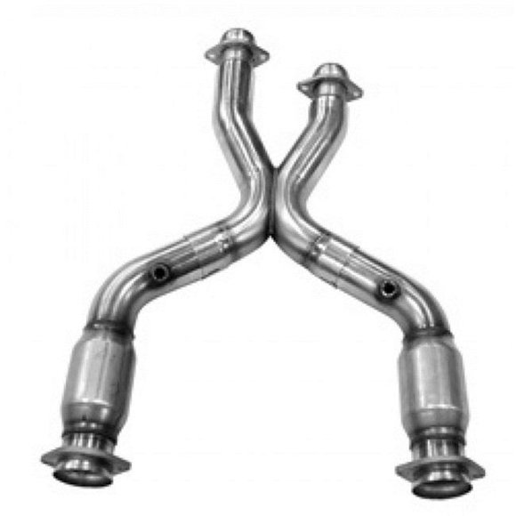 Kooks Headers 11203240 2.5 x 2.5 in. Stainless Steel Catted X Pipe for 1999-2004 Ford Mustang GT & Cobra