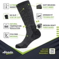 thumbnail image 3 of Calcetines térmicos de senderismo Alvada de lana merino para hombre, 3 pares, 3 of 5