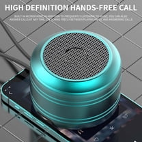 LACKUST Portable Bluetooth 5.0 Speaker, Outdoor Wireless Speaker, Ultra-Long Play-time 15 Hours, Suitable For Home, Pool, Beach, Boating, Hiking, Camping,Green