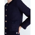 thumbnail image 5 of Free Assembly Women’s Ruffle Trim Nubby Jacket with Long Sleeves, Sizes XS-XXL, 5 of 6