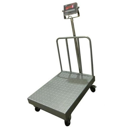 Optima Scales OP-915BW-2432-1000 Portable Floor Scale - 24 x 32 in.- 1000 x 0.2 lb.