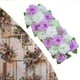 thumbnail image 5 of Ramo de arreglos florales Zulema morado y blanco Panel Arqueadas 50 cm x 20 cm, 5 of 7