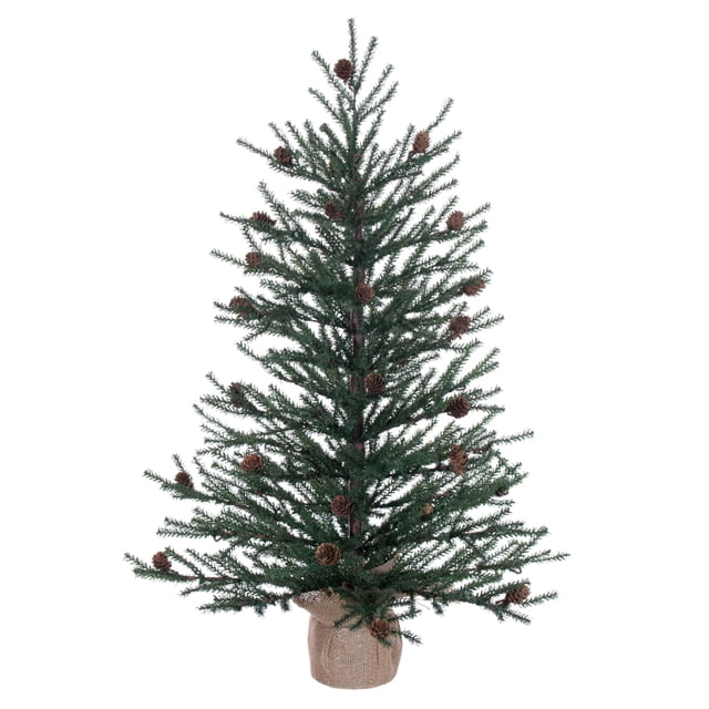 Árbol de Navidad Vickerman de pino caramelo de 30 cm con 684 puntas de PVC