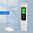 thumbnail image 4 of Mosiee 3 In 1 Water Quality Tester Temperature Meter For Drinking Water Aquariums, 4 of 9