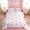 Pink Bow, variant on Pink Bow Comforter Set Twin Size for Girls Kids Romantic Princess Style Bowknot Bedding Set Heart Comforter Sets with 2 Pillowcases 3Pcs